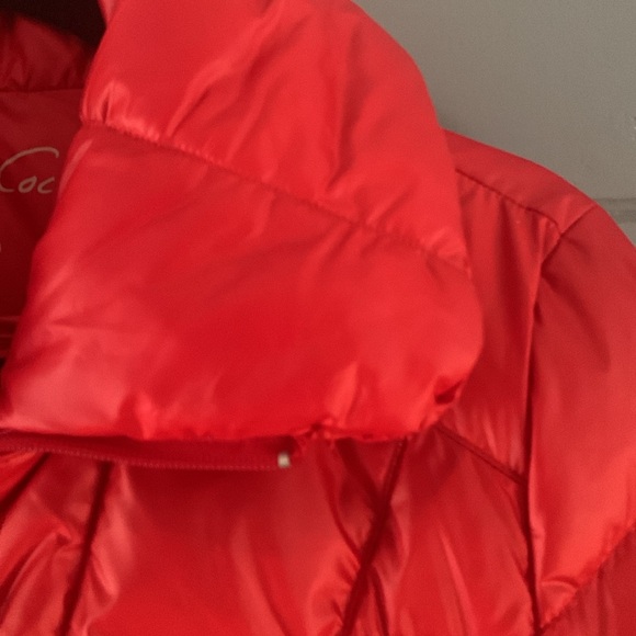 Kenneth Cole Puffer Red Duck Down Size Medium Winter Jacket Like New Sty… - Picture 6 of 12